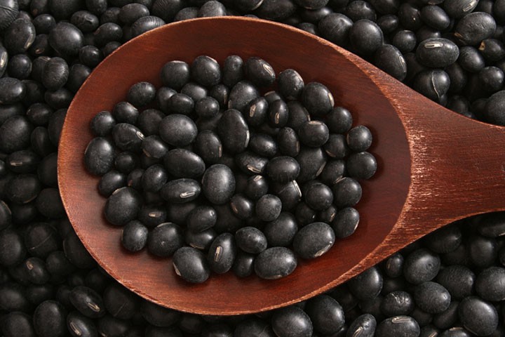 black soy beans